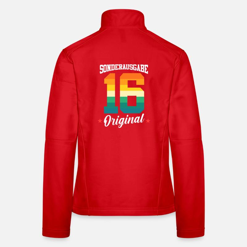 16 Anniversaire Veste en tissu softshell Femme