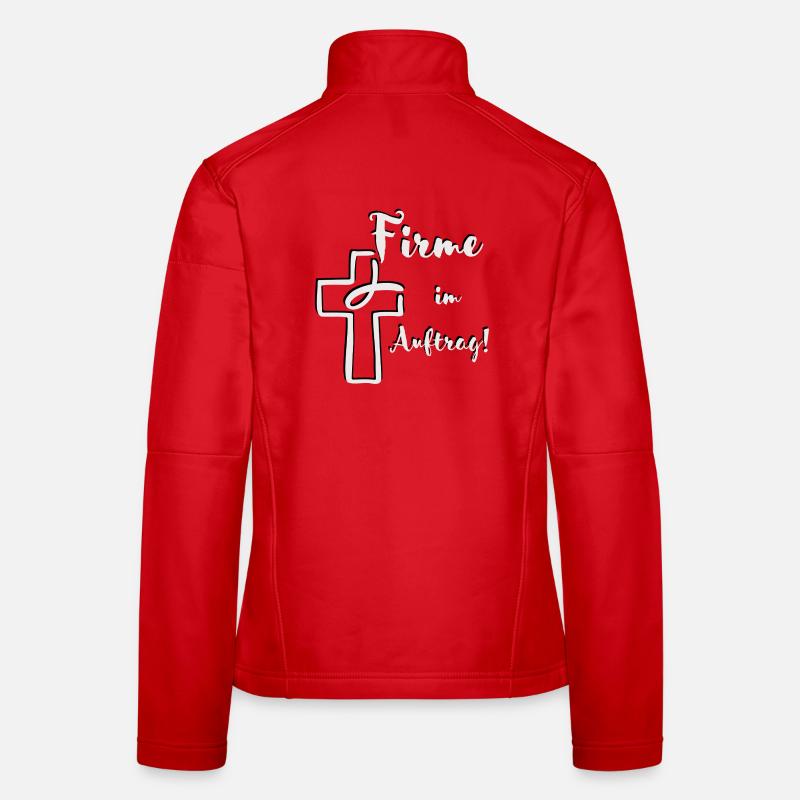 Firme on behalf of Confirmation Fish Cross light - Women's Softshell Jacket - red