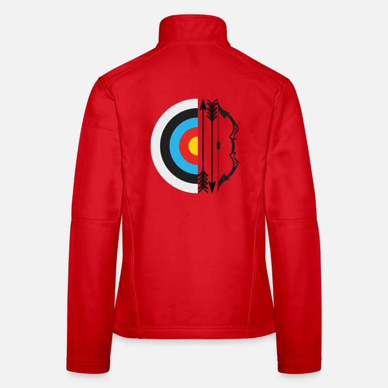 Target Archery Arrow Bow Archer Archery Sport - Women's Softshell Jacket - red