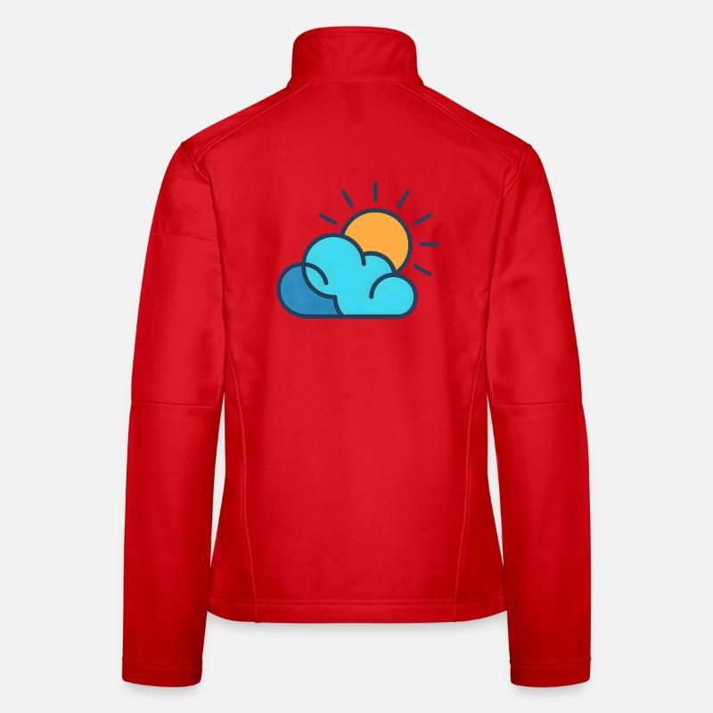 Sun over clouds Women's Softshell Jacket