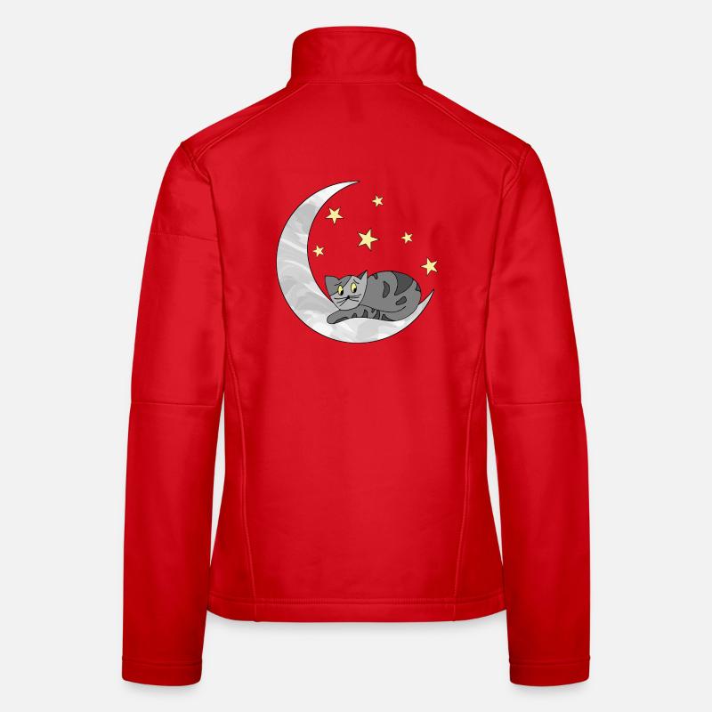 chat Veste en tissu softshell Femme