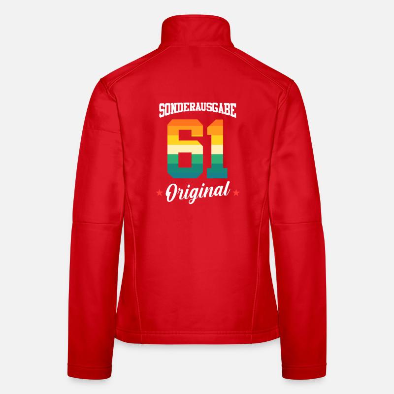 61 Geburtstag Frauen Softshelljacke