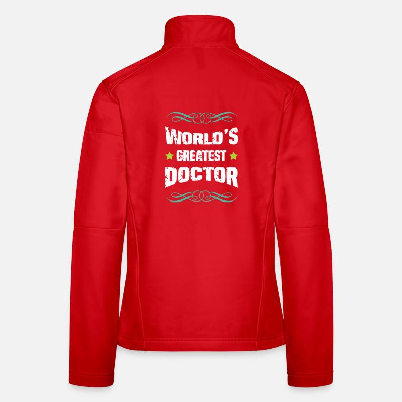 Weltbester Doktor TShirt Design Frauen Softshelljacke