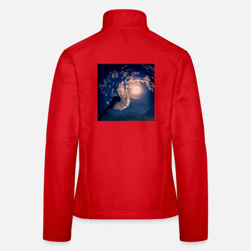 Souffler dans le vent Veste en tissu softshell Femme