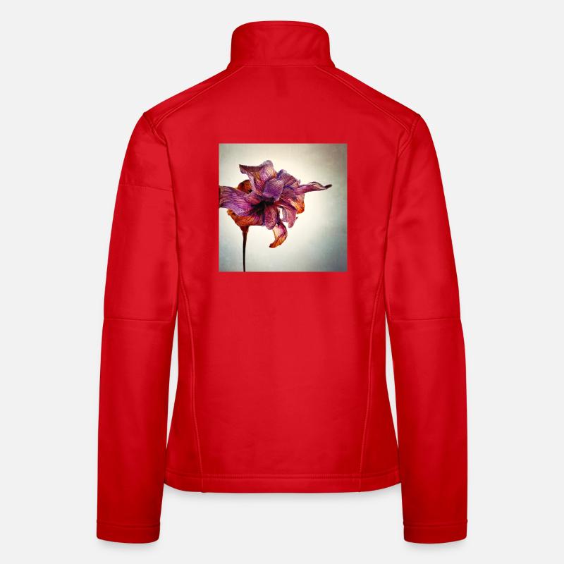 Withered Flower Women's Softshell Jacket