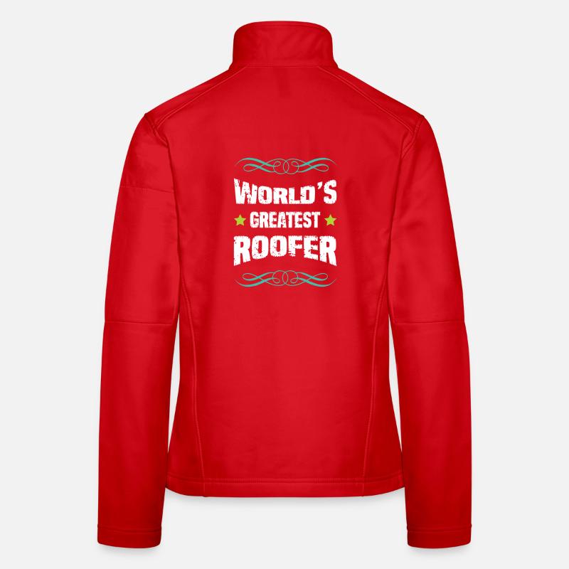 World's best roofer Women's Softshell Jacket