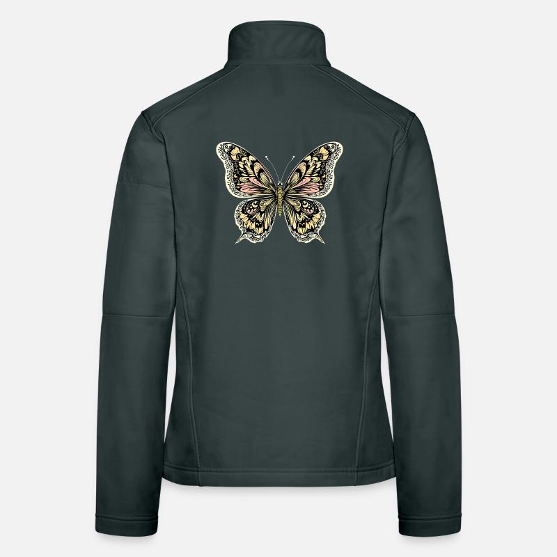 Boho Butterfly Women's Softshell Jacket