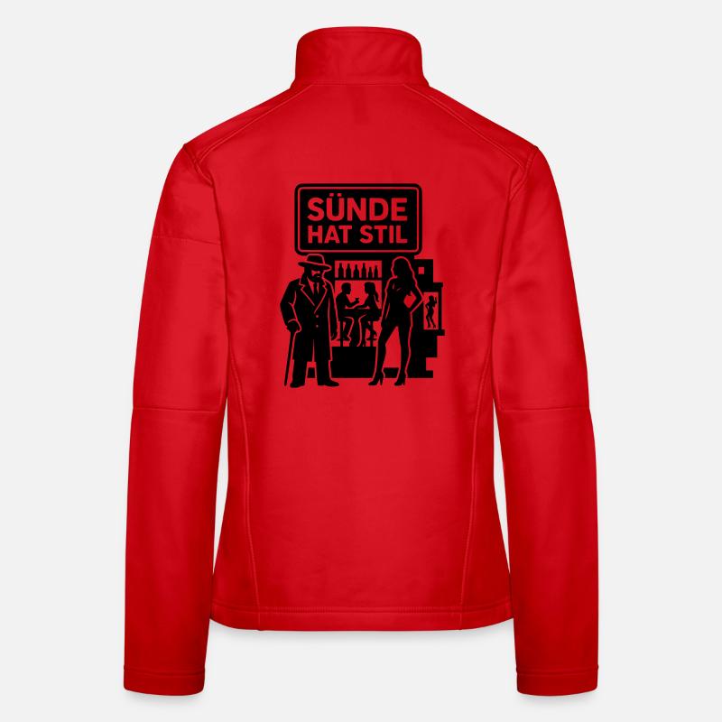 Sin Has Style Going Out Nightlife Women's Softshell Jacket