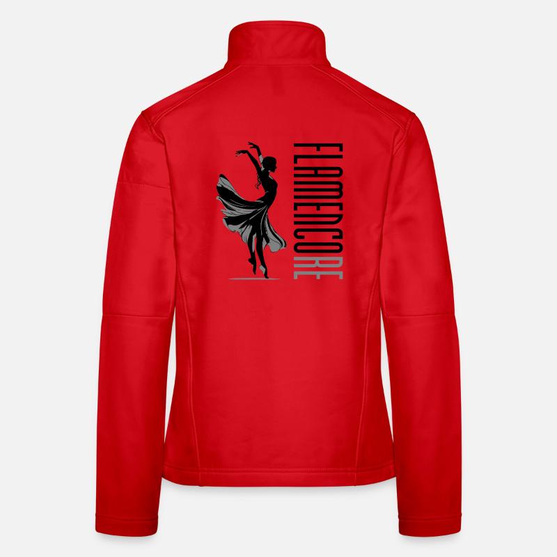 Flamencore Black Women's Softshell Jacket