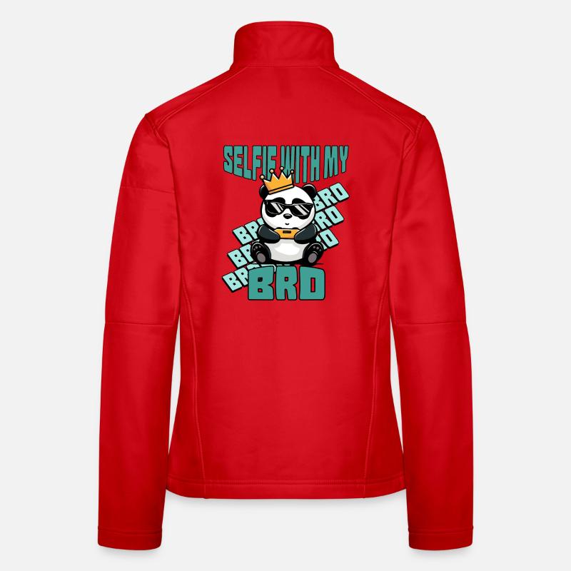 Selfie de jeu Veste en tissu softshell Femme