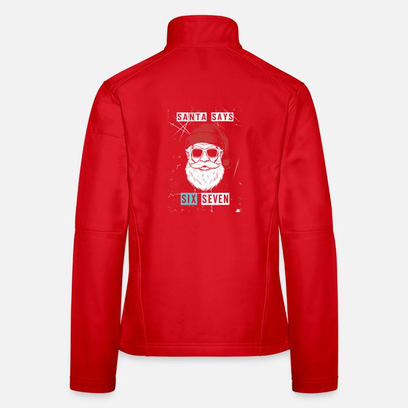Santa says Six Seven Women's Softshell Jacket