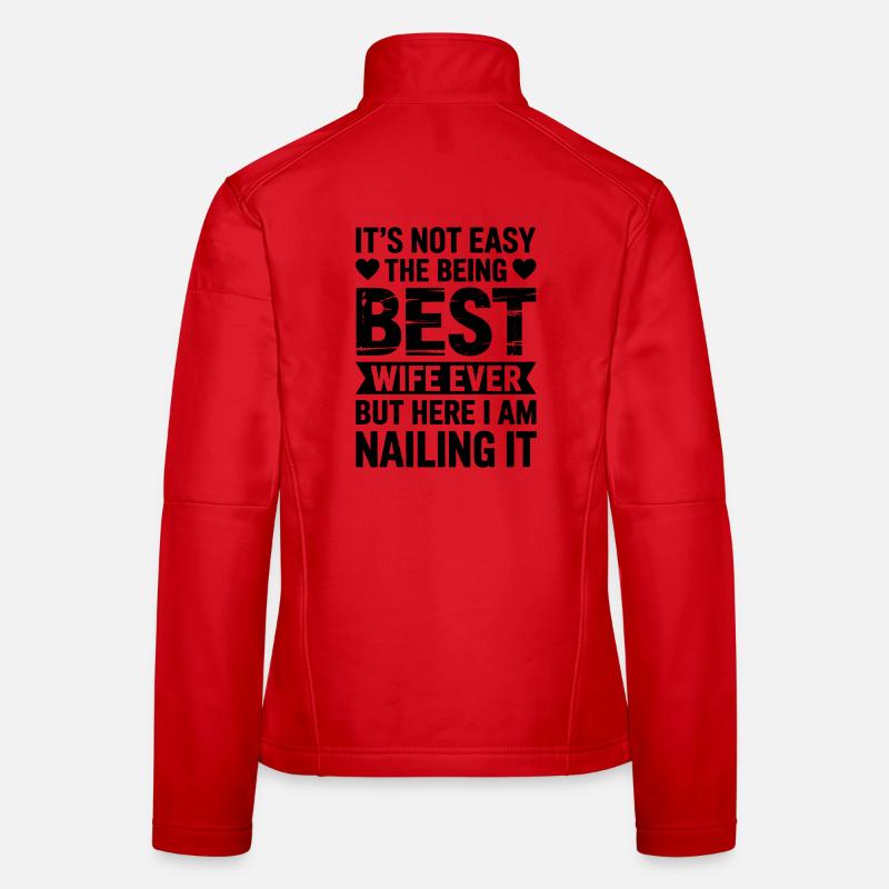 Ehefrau Spruch Ehefrauen Lustiges Ehefrau Geschenk Frauen Softshelljacke