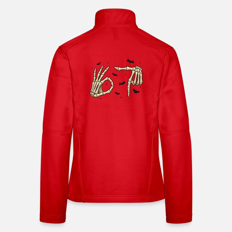 Skeleton Hands Women's Softshell Jacket