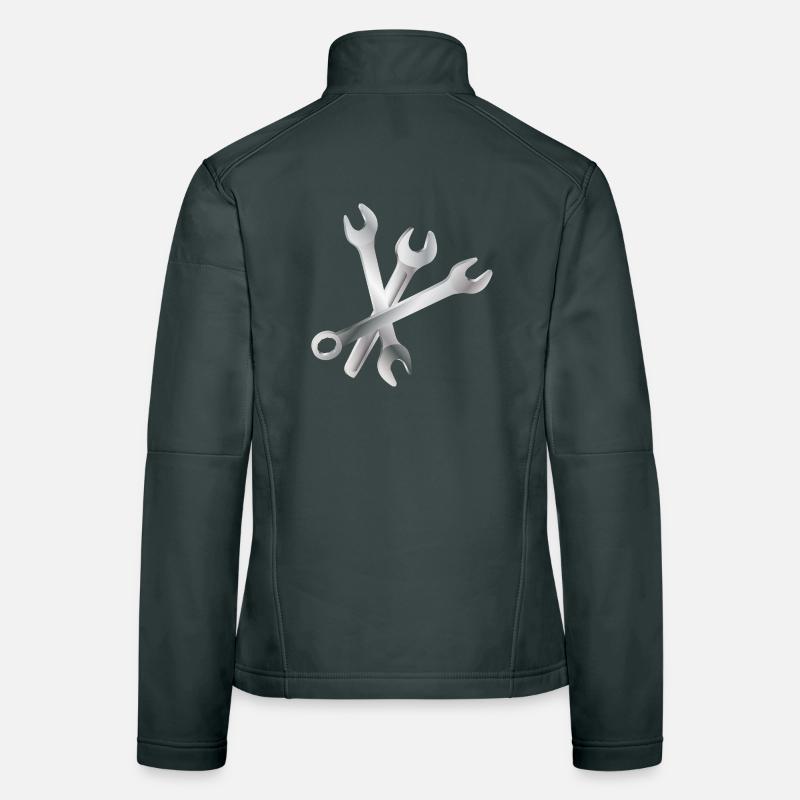 Wrench Set – Tools & Craftsmanship Women's Softshell Jacket