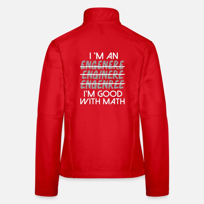 Math Math Math Teacher Mathematician Women's Softshell Jacket
