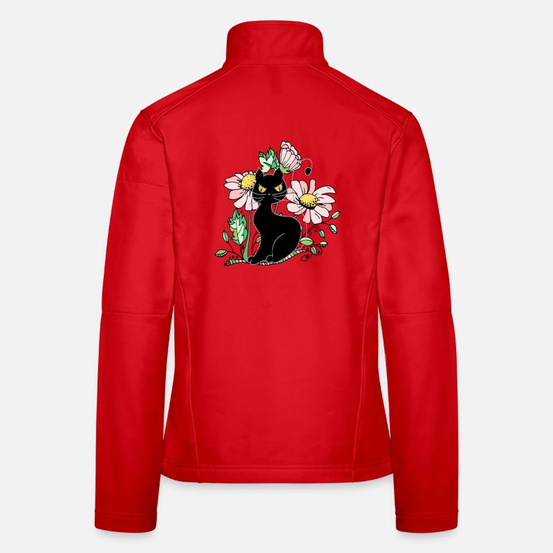 chat Veste en tissu softshell Femme