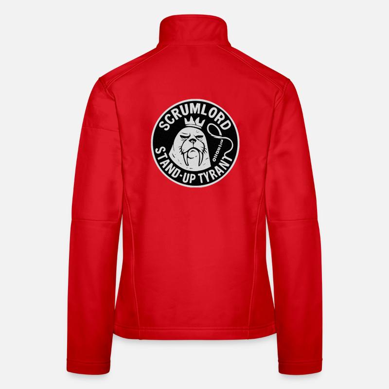 Scrum Lord StandUp Tyrant - Frauen Softshelljacke - Rot