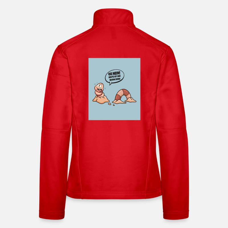 Oh no! Today the worm is in! Women's Softshell Jacket