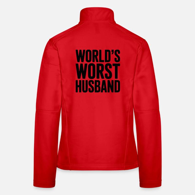 Der schlimmste Ehemann der Welt Frauen Softshelljacke