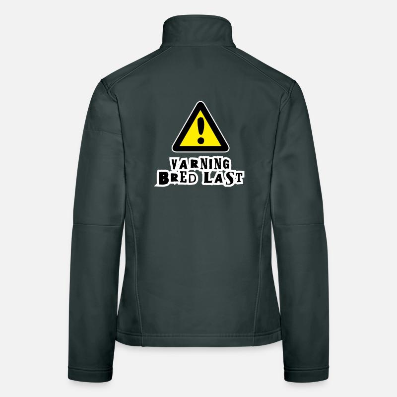 Warnung vor breiter Ladung Frauen Softshelljacke