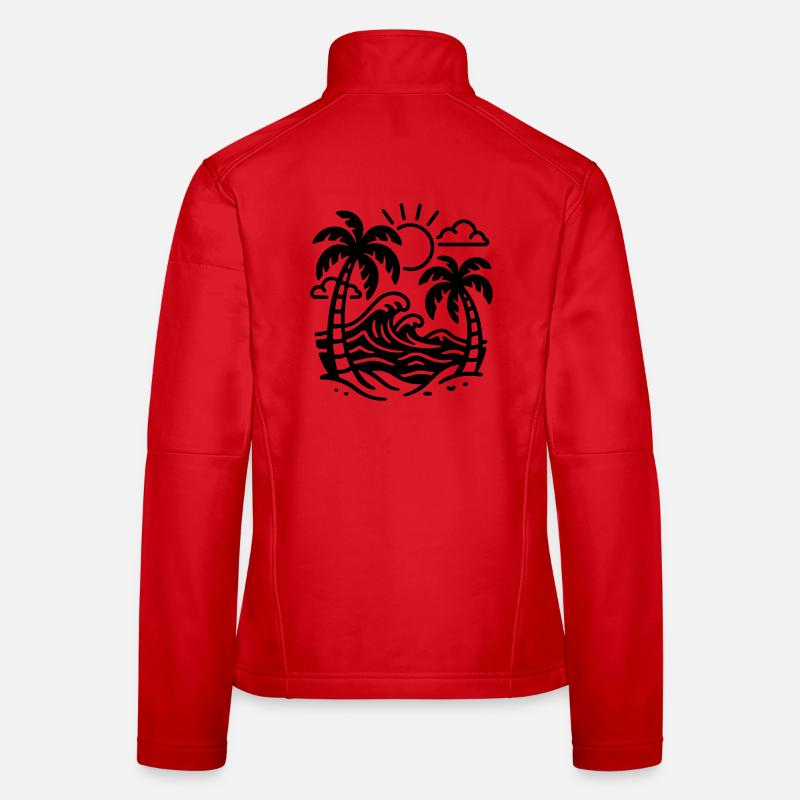Vacances Veste en tissu softshell Femme