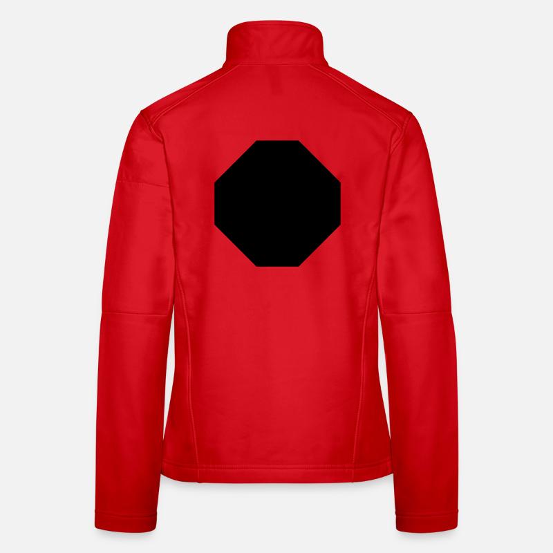 octogone Veste en tissu softshell Femme