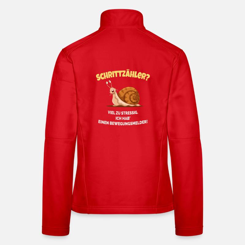 Pedometer? I have a motion detector! Women's Softshell Jacket