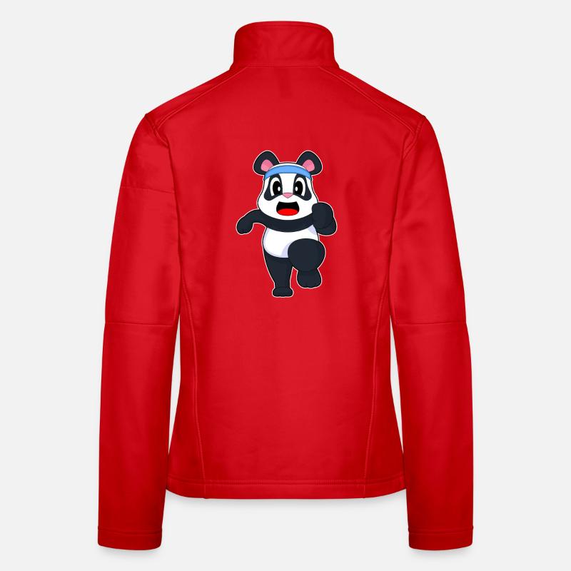 Panda Jogger Jogging Sport Veste en tissu softshell Femme