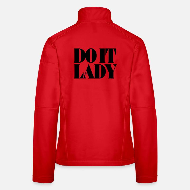 do it lady - schwarz Frauen Softshelljacke