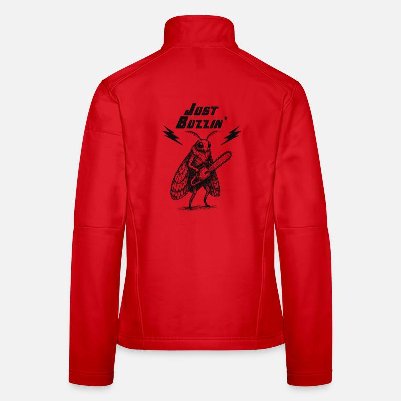 Juste Buzzin Cigale Veste en tissu softshell Femme