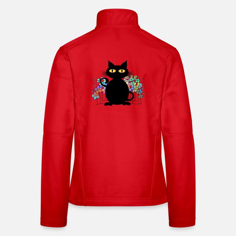 chat Veste en tissu softshell Femme