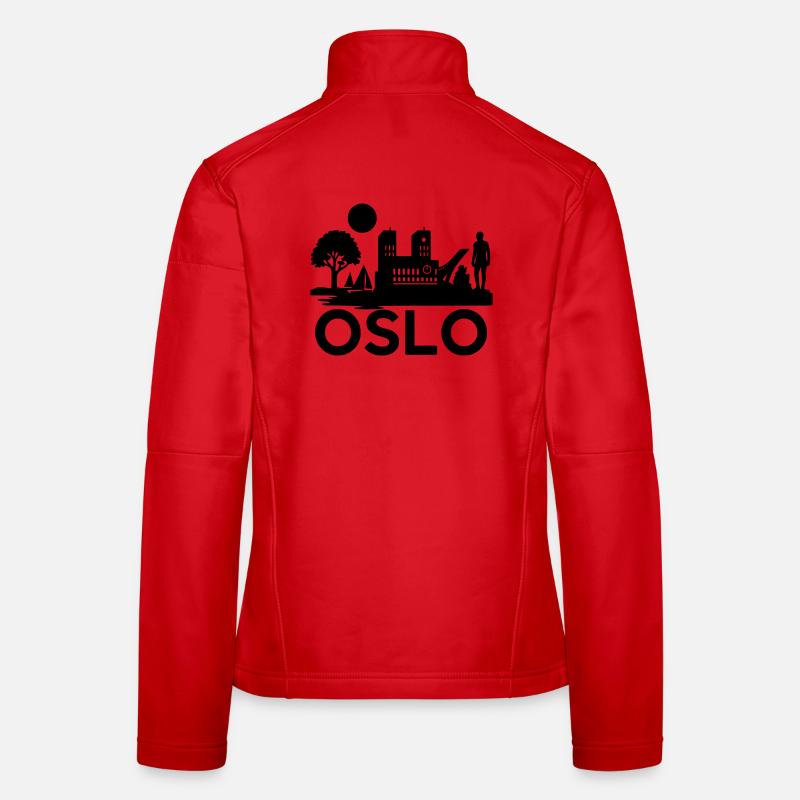 Oslo Silhouette Monuments Veste en tissu softshell Femme