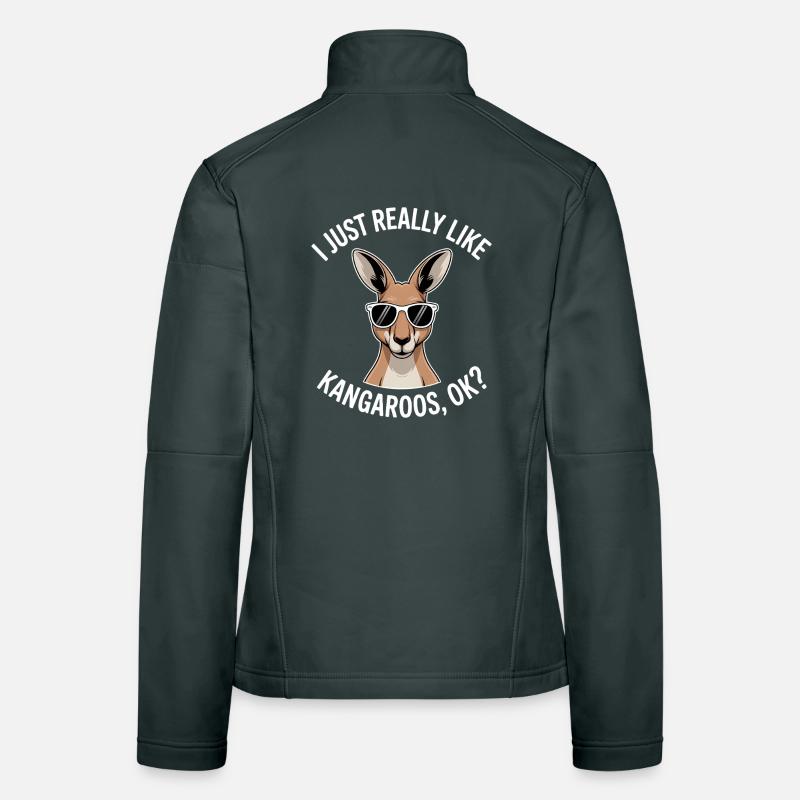 Kangaroo Spruch Kangaroo Lustige Kangaroo Geschenk Frauen Softshelljacke