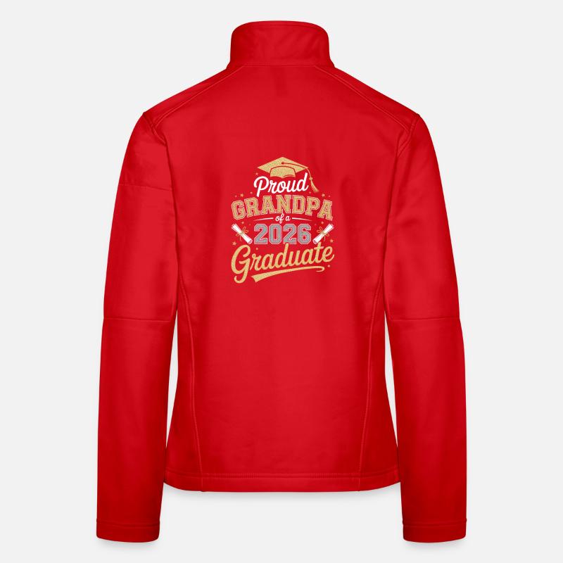 Stolzer Opa eines Absolventen des Jahres 2026 Frauen Softshelljacke