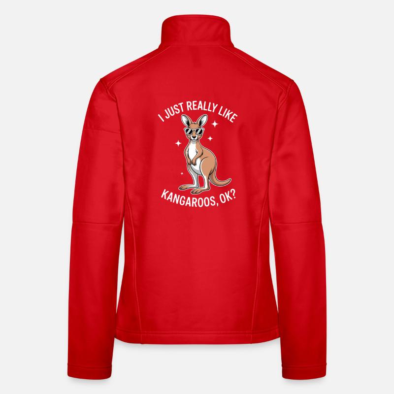Kangaroo Spruch Kangaroo Lustige Kangaroo Geschenk Frauen Softshelljacke