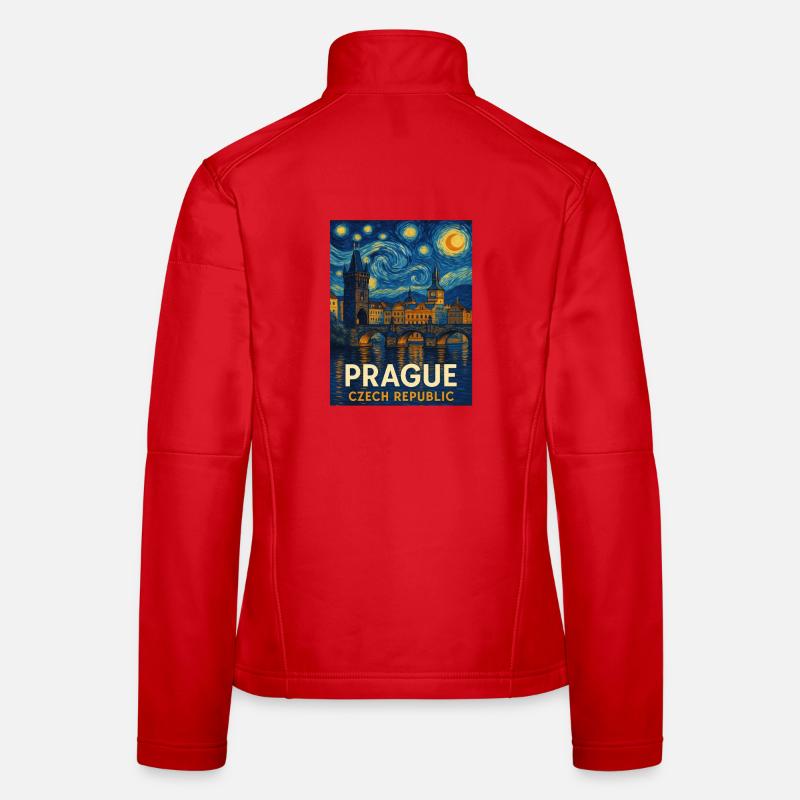 Prague, République tchèque Veste en tissu softshell Femme