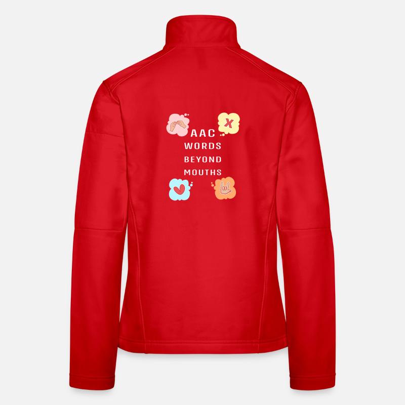 AAC Communication SLP Sign Language Women's Softshell Jacket