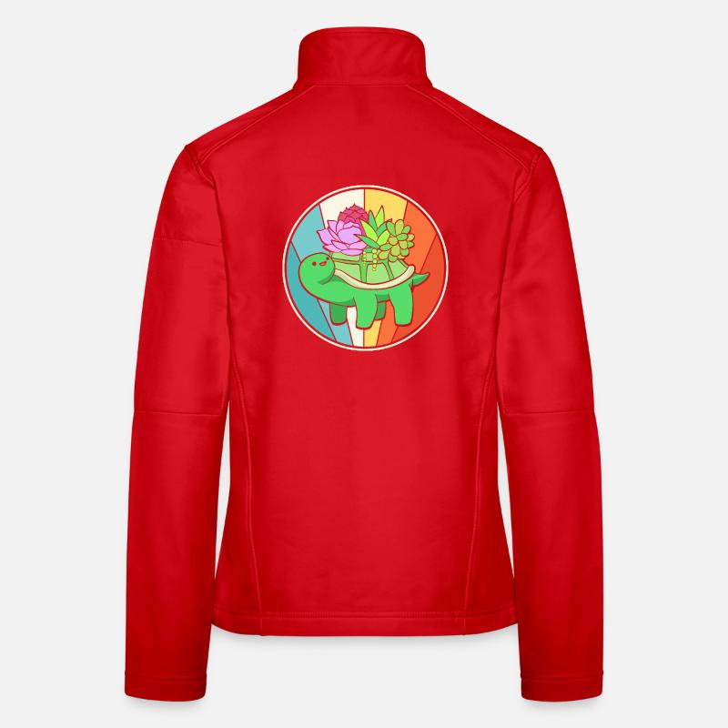 Cactus Plante Cactus Veste en tissu softshell Femme
