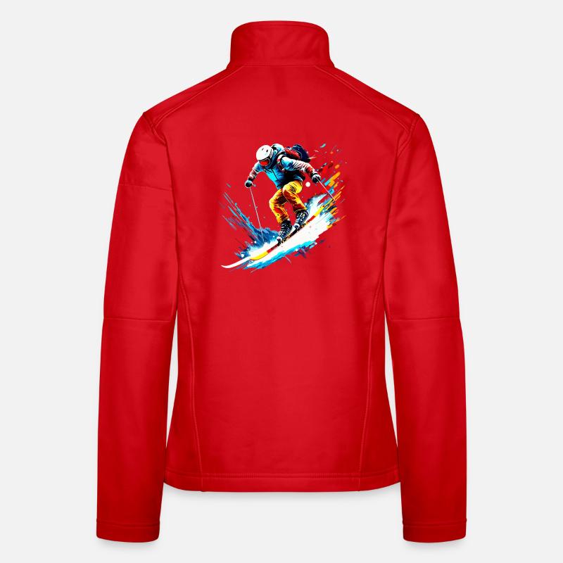 Skifahrer Frauen Softshelljacke