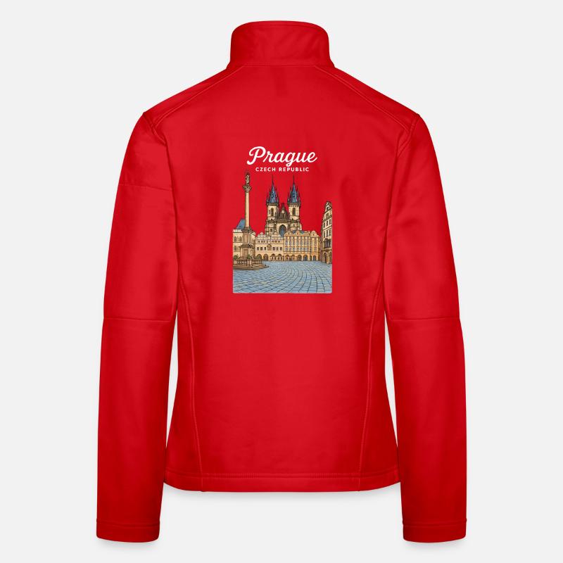 Prague Veste en tissu softshell Femme