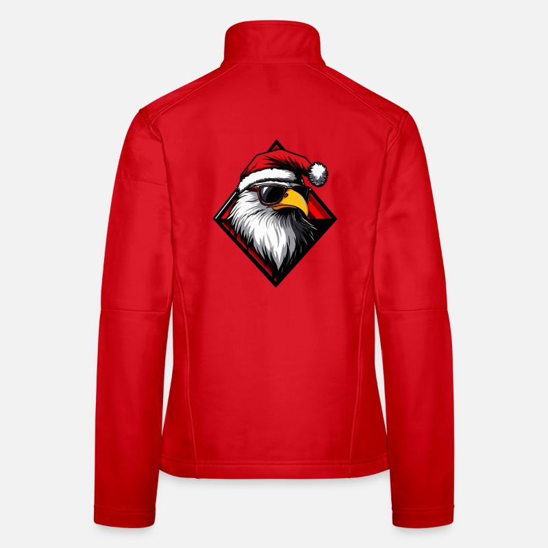 Eagle Santa Comic Women's Softshell Jacket