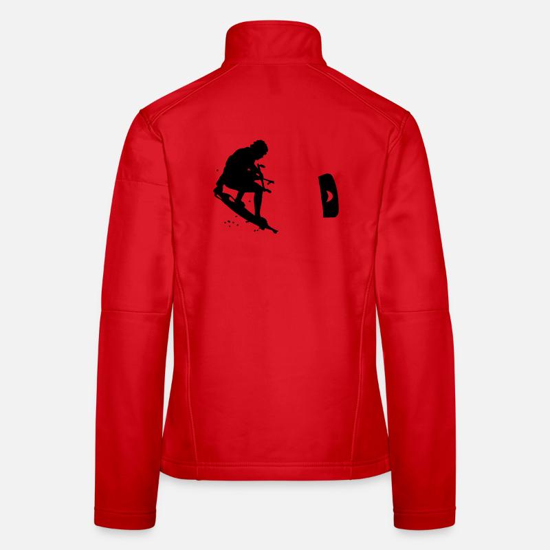 Kitesurfing Frauen Softshelljacke