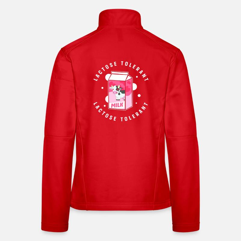 Flatulence Milk Lactose Women's Softshell Jacket
