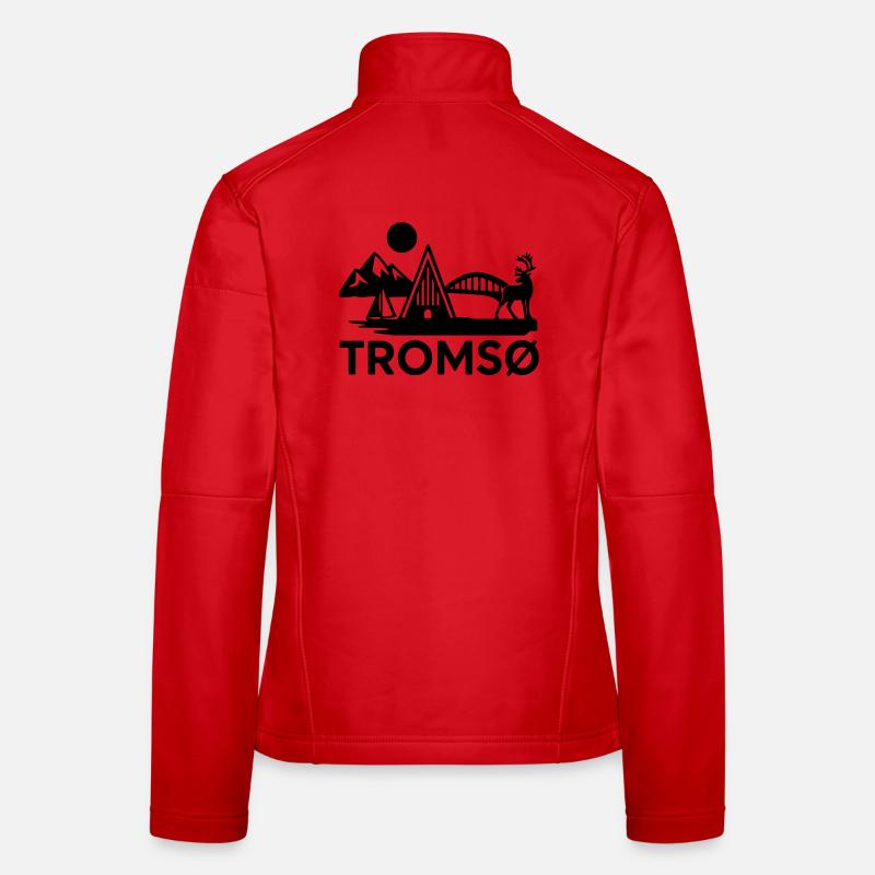 tromsö silhouette Frauen Softshelljacke