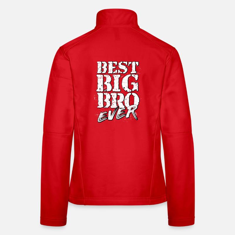 big bro - Frauen Softshelljacke - Rot