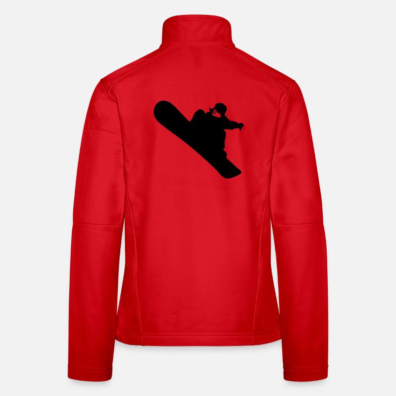 Planche à neige Veste en tissu softshell Femme