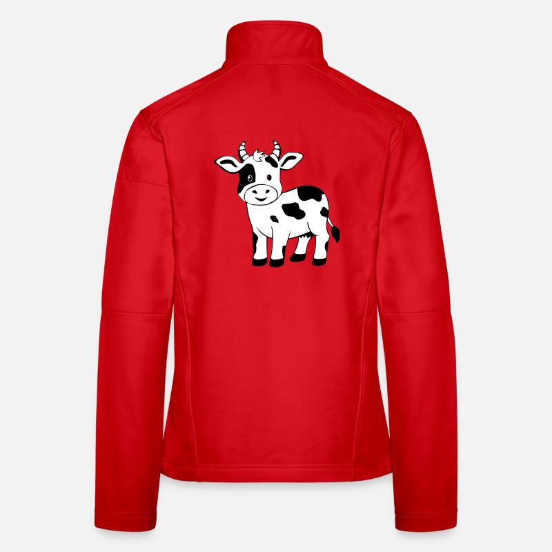 Black Cow Black Gift Farmer Women's Softshell Jacket