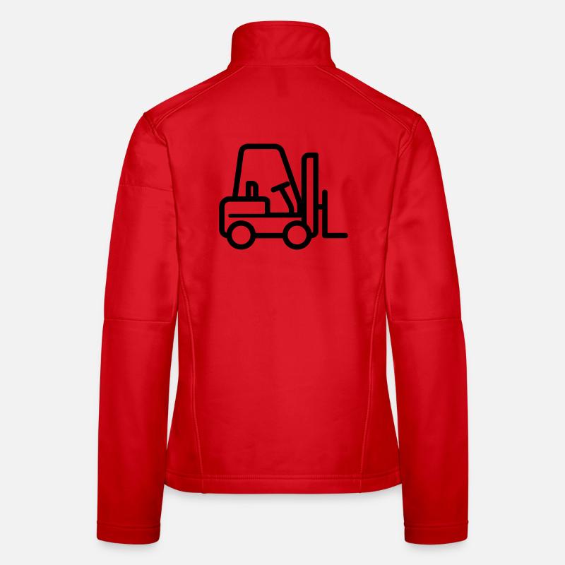 Gabelstapler Frauen Softshelljacke