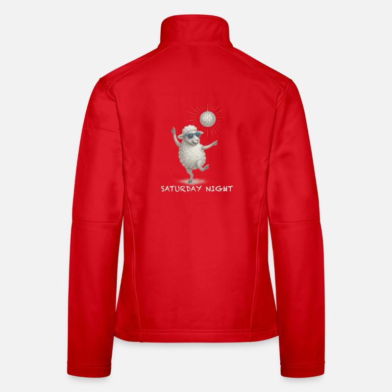 DiscoSchaf samedi soir Veste en tissu softshell Femme