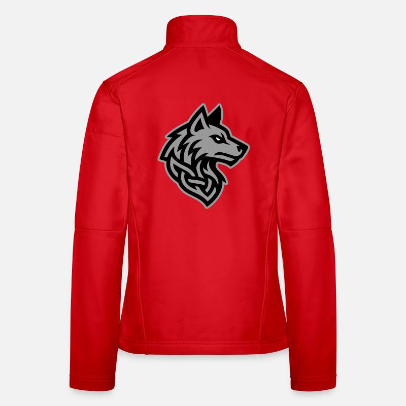 Wolf Head Viking Women's Softshell Jacket